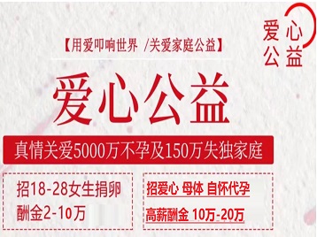 迪庆捐卵助孕生子 爱心志愿者招募